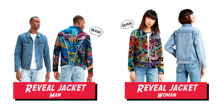 La collection Reveal : vestes en jean réversibles pour homme et pour femme