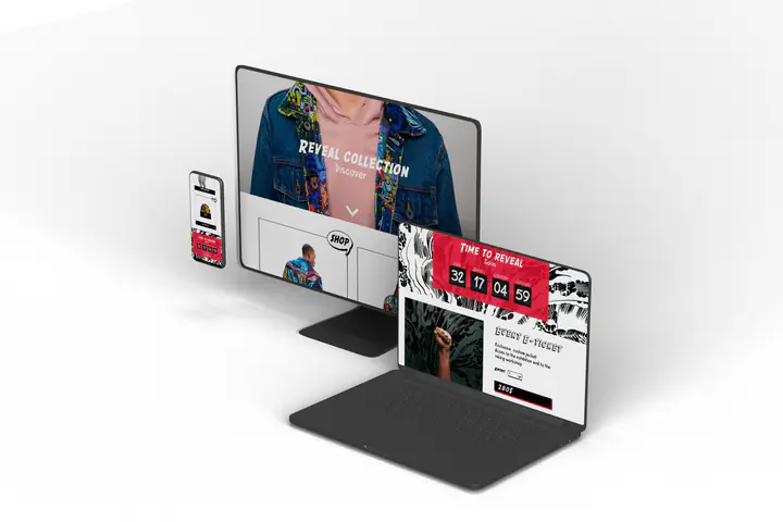 Le site de Reveal sur un ordinateur, une tablette et un smartphone